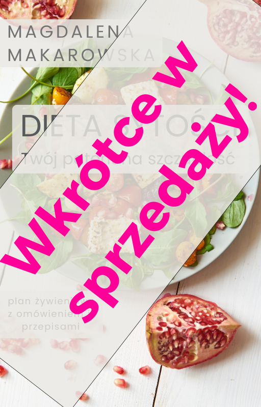 eBOOK DIETA SYTOŚCI- Magdalena Makarowska -zapowiedź